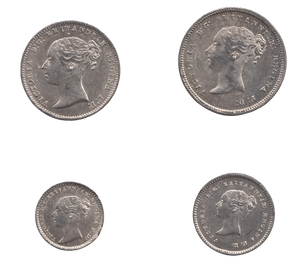 1848 MAUNDY SET VICTORIA - Maundy Set - Cambridgeshire Coins