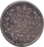 1848 MAUNDY TWOPENCE ( NF ) - MAUNDY TWOPENCE - Cambridgeshire Coins