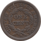 1848 ONE CENT USA - WORLD COINS - Cambridgeshire Coins