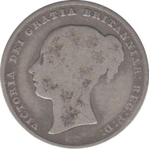 1848 ONE SHILLING ( FINE ) - SHILLING - Cambridgeshire Coins