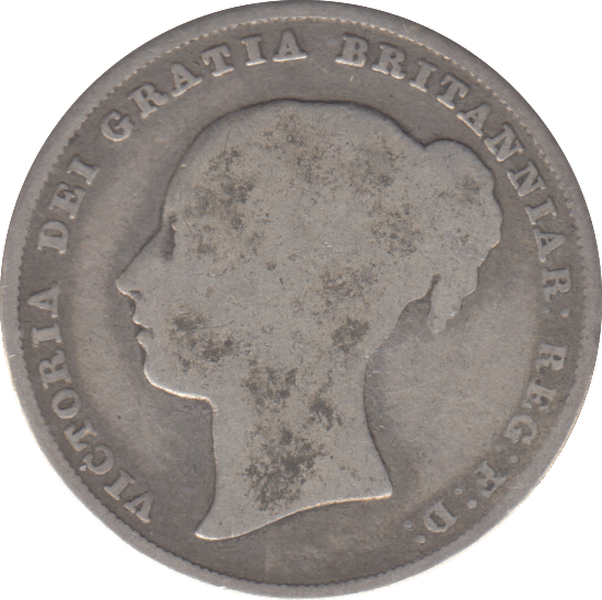 1848 ONE SHILLING ( FINE ) - SHILLING - Cambridgeshire Coins