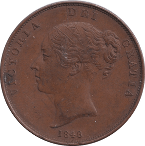 1848 PENNY ( GVF ) - PENNY - Cambridgeshire Coins
