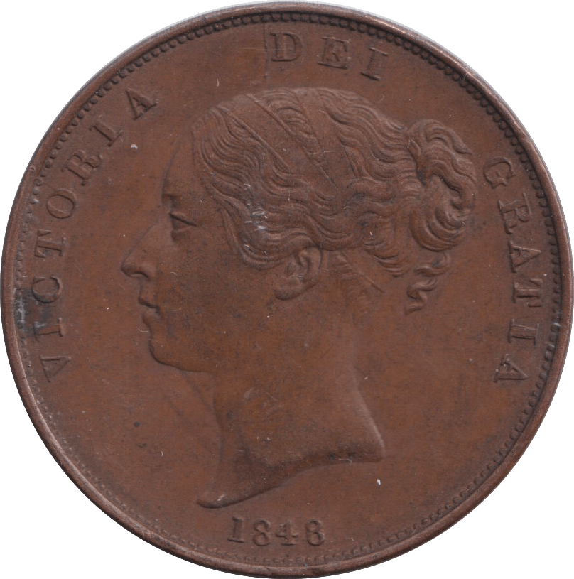 1848 PENNY ( GVF ) - PENNY - Cambridgeshire Coins