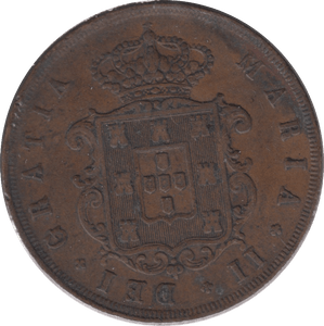 1848 PORTUGAL 20 REIS - WORLD COINS - Cambridgeshire Coins