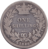 1848 SHILLING ( GF ) 2 - SHILLING - Cambridgeshire Coins