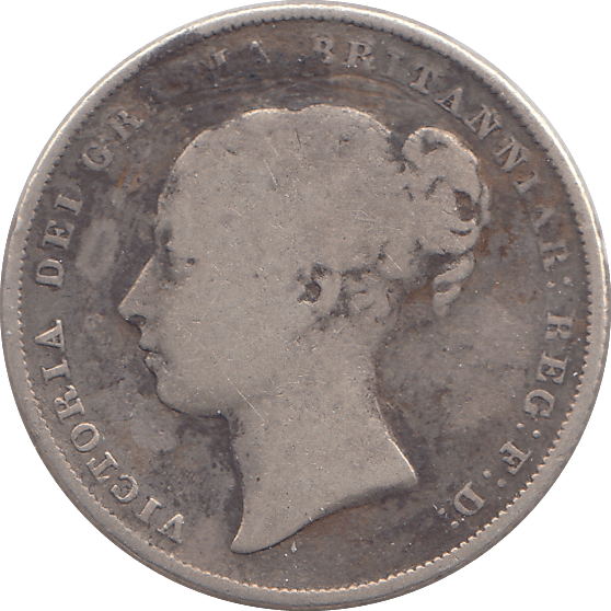 1848 SHILLING ( GF ) - SHILLING - Cambridgeshire Coins