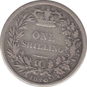 1848 SHILLING ( GF ) - SHILLING - Cambridgeshire Coins