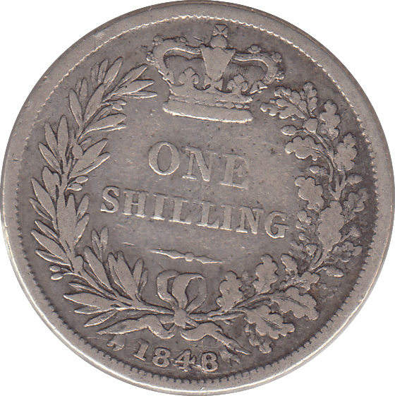 1848 SHILLING ( GF ) - SHILLING - Cambridgeshire Coins
