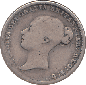1848 SIXPENCE ( FINE ) - SIXPENCE - Cambridgeshire Coins