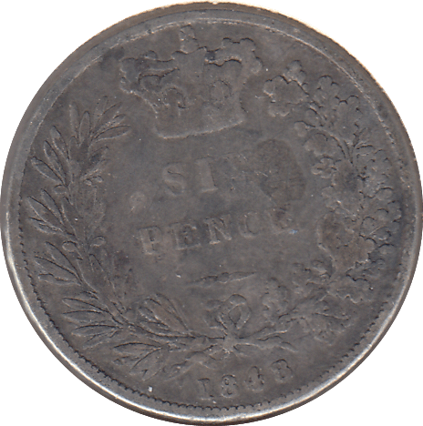1848 SIXPENCE ( GF ) - SIXPENCE - Cambridgeshire Coins