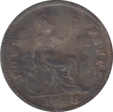 1848 THREEPENCE ( FINE ) - THREEPENCE - Cambridgeshire Coins