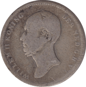 1849 25 CENTS NETHERLANDS - WORLD COINS - Cambridgeshire Coins