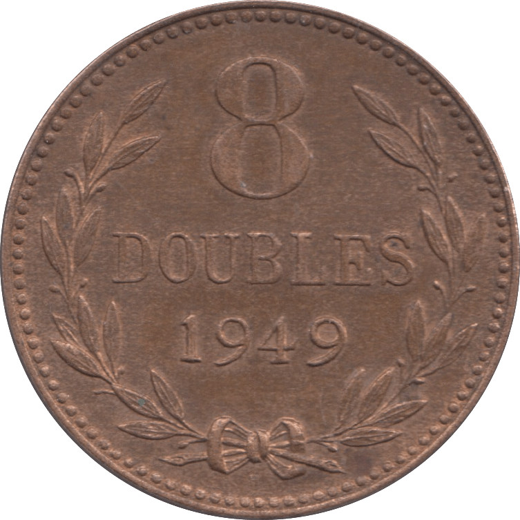 1849 8 ROUBLES GUERNESEY - WORLD COINS - Cambridgeshire Coins