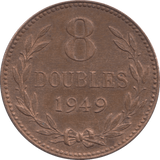 1849 8 ROUBLES GUERNESEY - WORLD COINS - Cambridgeshire Coins