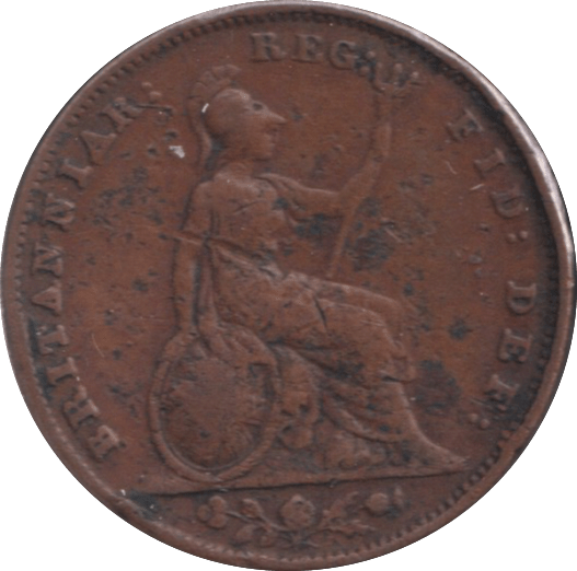 1849 FARTHING ( F ) - FARTHING - Cambridgeshire Coins