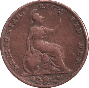 1849 FARTHING ( FAIR ) - FARTHING - Cambridgeshire Coins