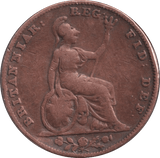 1849 FARTHING ( FAIR ) - FARTHING - Cambridgeshire Coins
