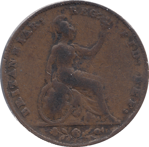 1849 FARTHING ( FINE ) - FARTHING - Cambridgeshire Coins