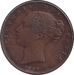 1849 FARTHING ( GF ) - FARTHING - Cambridgeshire Coins