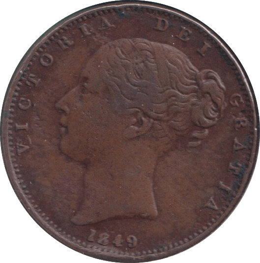 1849 FARTHING ( GF ) - FARTHING - Cambridgeshire Coins