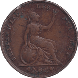 1849 FARTHING ( GF ) - FARTHING - Cambridgeshire Coins