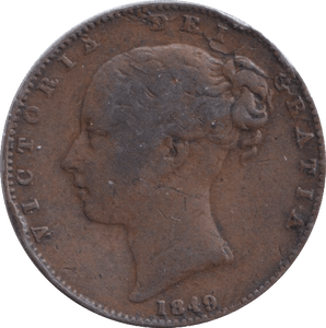 1849 FARTHING ( GF ) - FARTHING - Cambridgeshire Coins
