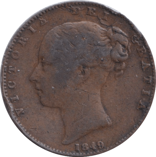 1849 FARTHING ( GF ) - FARTHING - Cambridgeshire Coins