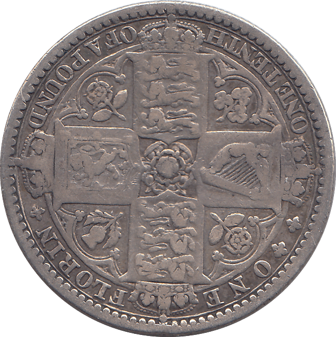 1849 FLORIN ( FINE ) - FLORIN - Cambridgeshire Coins
