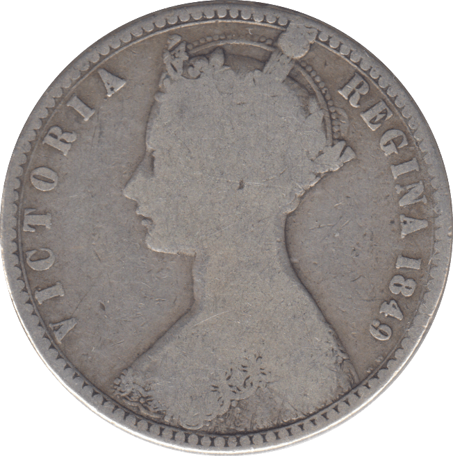 1849 FLORIN ( FINE ) - FLORIN - Cambridgeshire Coins