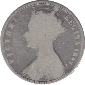 1849 FLORIN ( FINE ) - FLORIN - Cambridgeshire Coins