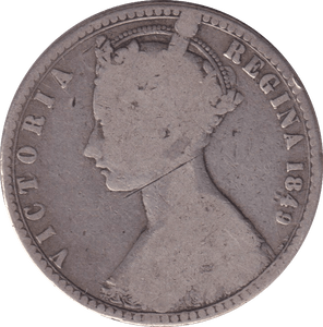 1849 FLORIN ( FINE ) REF-2 - FLORIN - Cambridgeshire Coins