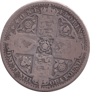 1849 FLORIN ( FINE ) REF-2 - FLORIN - Cambridgeshire Coins