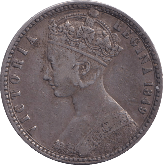 1849 FLORIN ( GF ) - FLORIN - Cambridgeshire Coins