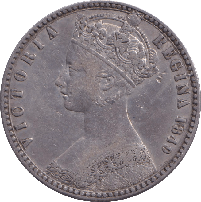 1849 FLORIN ( GVF ) 3 - FLORIN - Cambridgeshire Coins