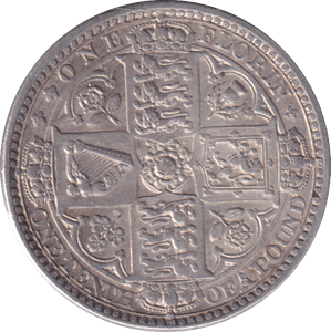 1849 FLORIN ( GVF ) - FLORIN - Cambridgeshire Coins