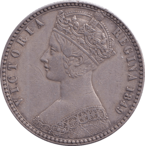 1849 FLORIN ( GVF ) - FLORIN - Cambridgeshire Coins