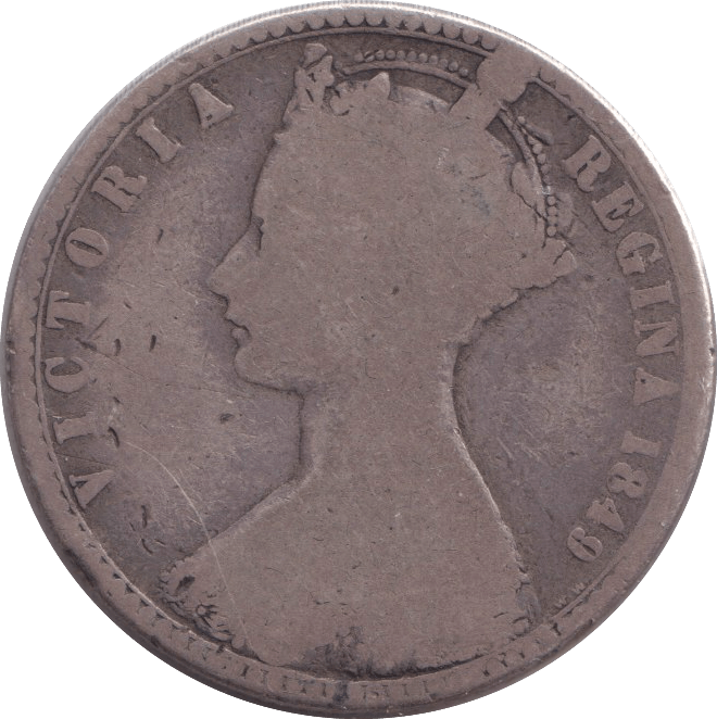 1849 FLORIN ( NF ) - FLORIN - Cambridgeshire Coins