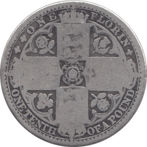 1849 FLORIN ( NF ) - FLORIN - Cambridgeshire Coins