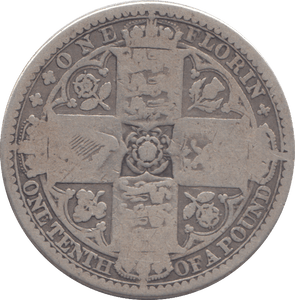 1849 FLORIN ( NF ) - FLORIN - Cambridgeshire Coins