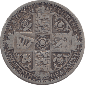 1849 FLORIN ( NF ) - WORLD COINS - Cambridgeshire Coins