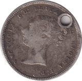 1849 FOUR PENCE ( FINE ) HOLED - WORLD COINS - Cambridgeshire Coins