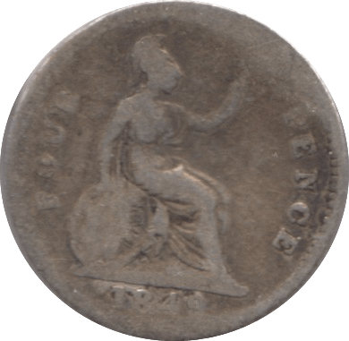 1849 FOURPENCE ( FAIR ) - Fourpence - Cambridgeshire Coins