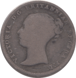 1849 FOURPENCE ( FINE ) - FOURPENCE - Cambridgeshire Coins