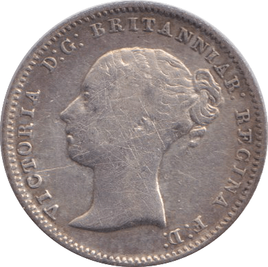 1849 FOURPENCE ( GF ) - FOURPENCE - Cambridgeshire Coins