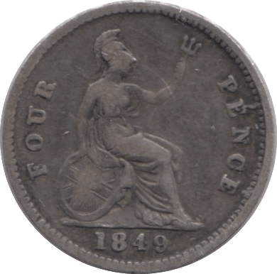 1849 FOURPENCE ( NF ) - Fourpence - Cambridgeshire Coins