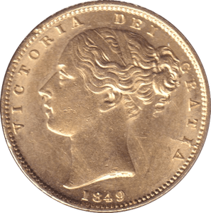 1849 GOLD SOVEREIGN ( EF ) - SOVEREIGN - Cambridgeshire Coins