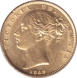 1849 GOLD SOVEREIGN ( EF ) - SOVEREIGN - Cambridgeshire Coins