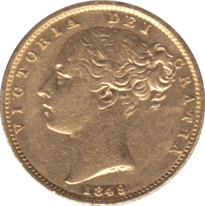 1849 GOLD SOVEREIGN ( GVF ) - SOVEREIGN - Cambridgeshire Coins