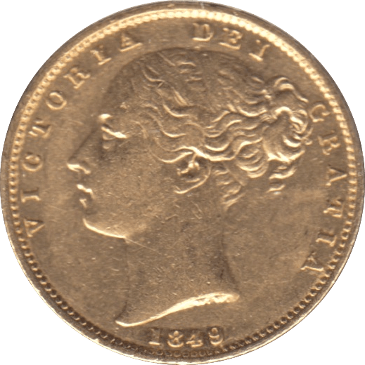 1849 GOLD SOVEREIGN ( GVF ) - SOVEREIGN - Cambridgeshire Coins