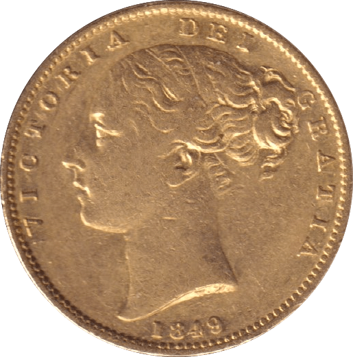 1849 GOLD SOVEREIGN ( GVF ) - SOVEREIGN - Cambridgeshire Coins
